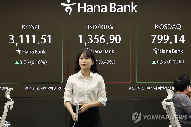 코스피·코스닥 지수 상승 출발, 원/달러 환율은 하락