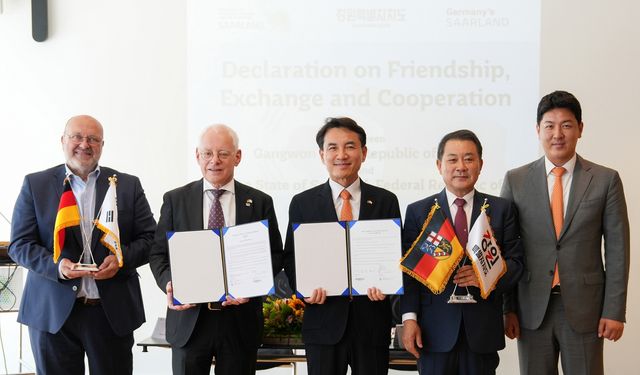 우호협정 체결한 강원도와 잘란트