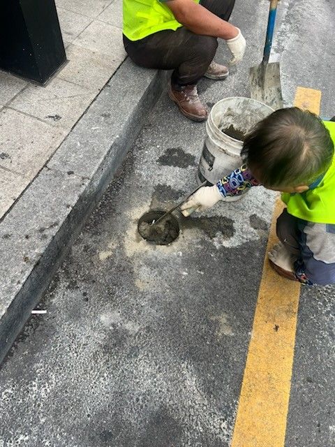 매립형 IoT(사물인터넷) 모니터링 시스템 설치 작업