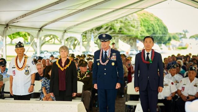 하와이에서 개최된 6.25전쟁 제75주년 기념행사