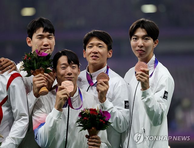 값진 육상 동메달