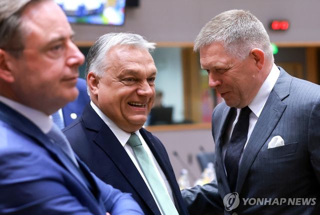 헝가리와 슬로바키아 총리