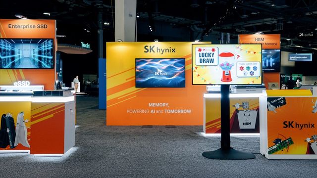 SK하이닉스 HPED 2025 전시 부스 전경