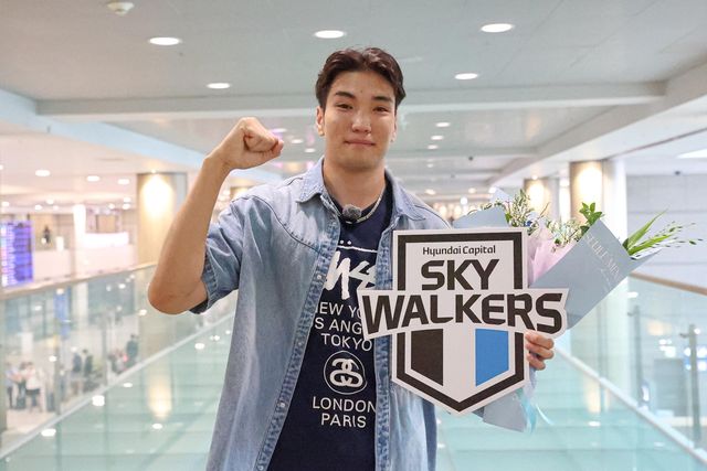 현대캐피탈의 아시아 쿼터 선수 바야르사이한 