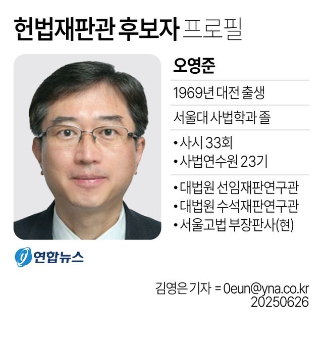 [그래픽] 헌법재판관 후보자 프로필