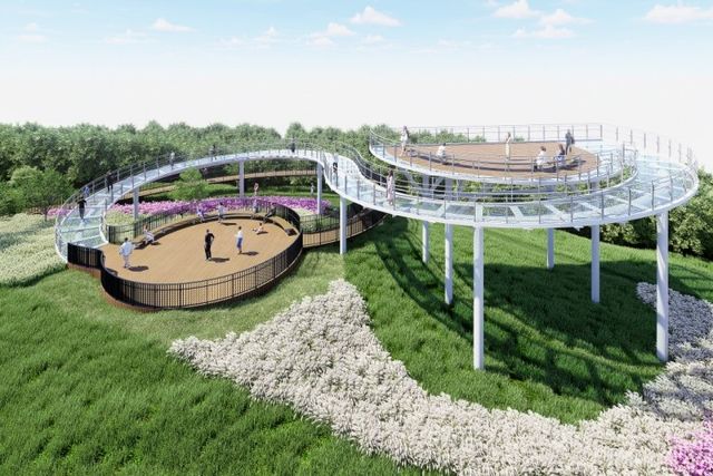 통영 달아공원 새 전망대 조감도