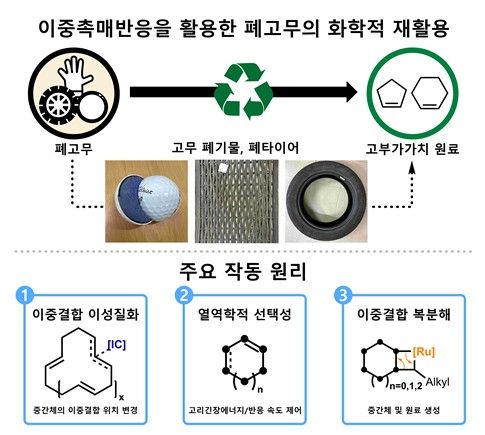 이중 촉매반응을 활용한 폐고무 재활용