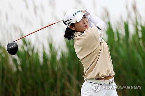 임진희의 드라이버 스윙.