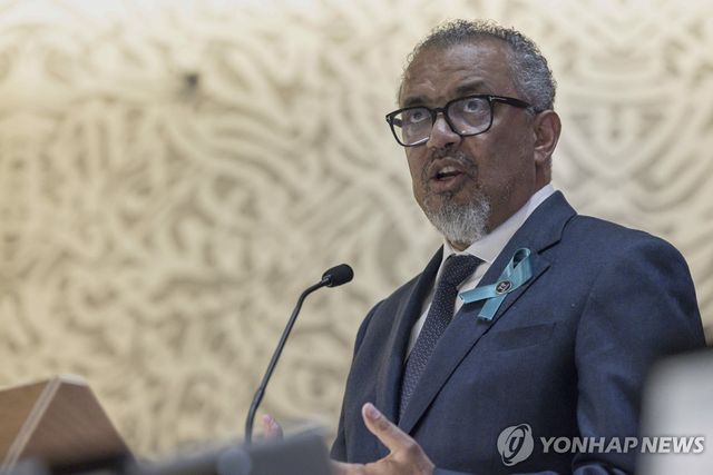 테워드로스 아드하놈 거브러여수스 WHO 사무총장