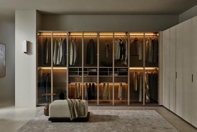 글래스 도어를 적용한 시그니처 붙박이장