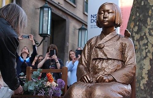 독일 쾰른에 전시된 소녀상