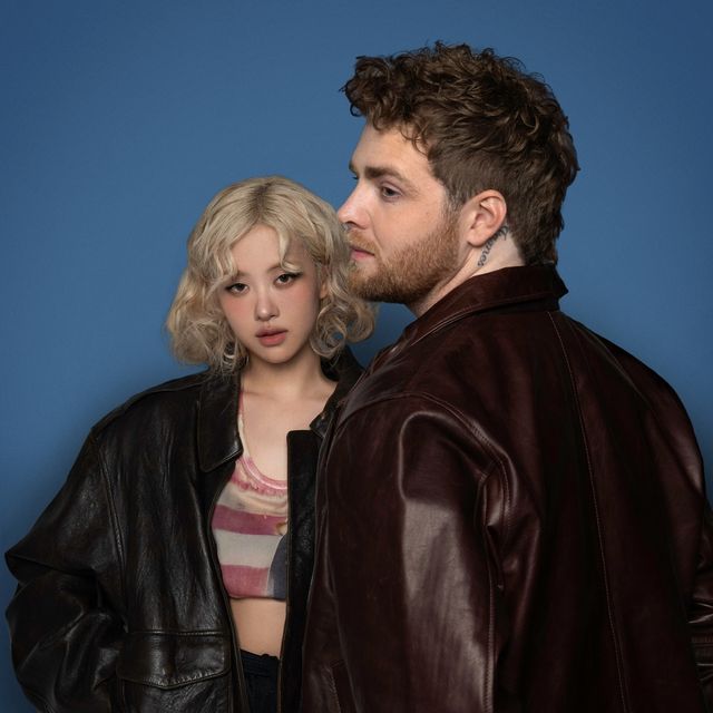 블랙핑크 로제(좌)와 미국 싱어송라이터 알렉스 워런(우)