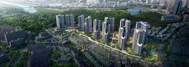 래미안 엘리미엄 울산 조감도 