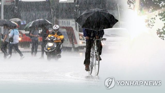 더위에 갑작스러운 소나기(CG)