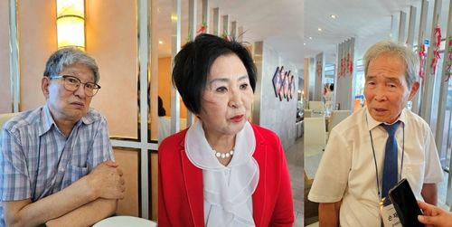 파독 광부 김태석·파독 간호사 김순복·파독 광부 손재남씨