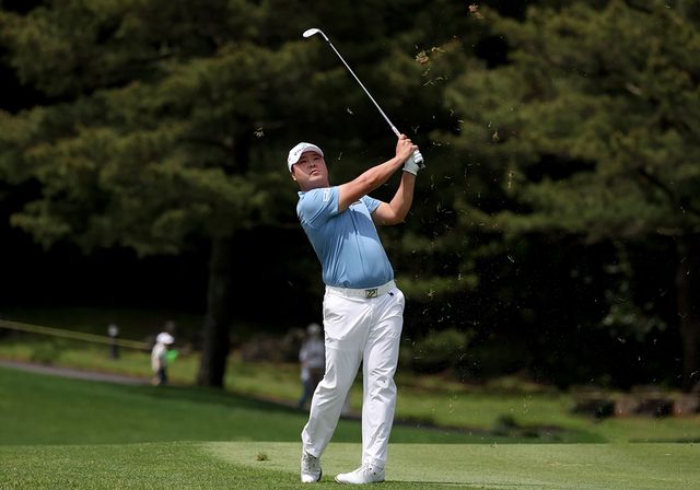 황중곤의 아이언 샷.