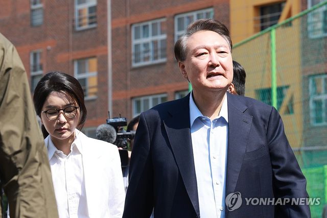 윤석열 전 대통령 부부, 제21대 대선 투표