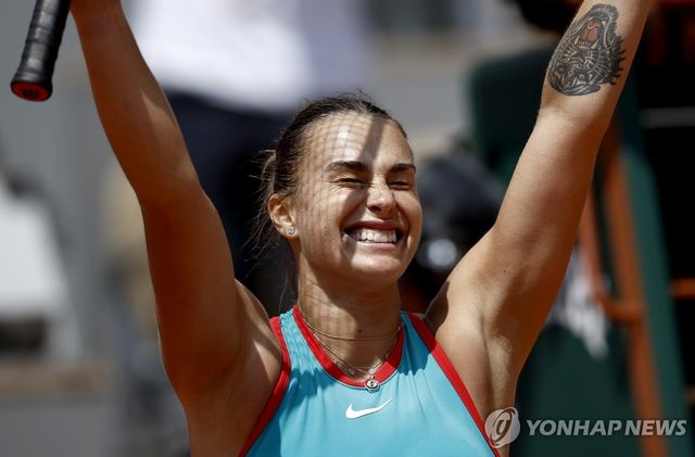 4강에 오른 사발렌카