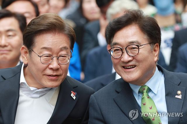 이재명 대통령과 우원식 국회의장