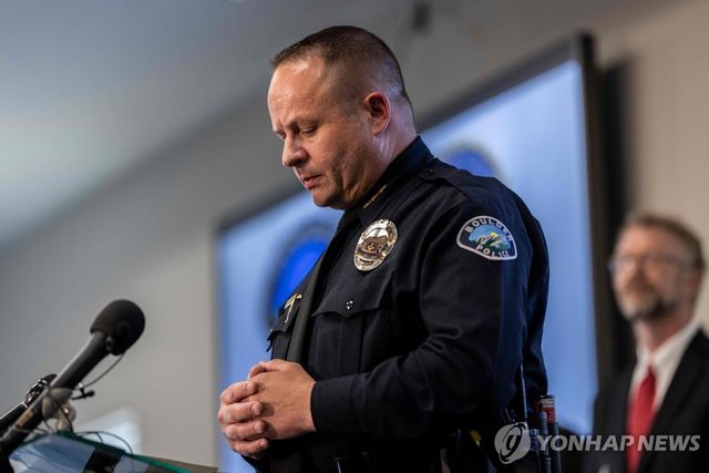 콜로라도 '화염병 투척' 사건 수사 내용 발표하는 경찰