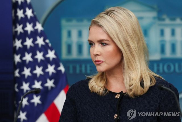 레빗 미국 백악관 대변인