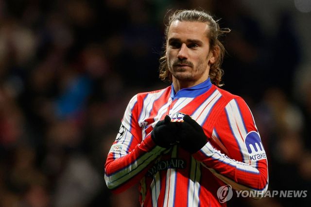 아틀레티코 마드리드와 계약 연장한 앙투안 그리에즈만.