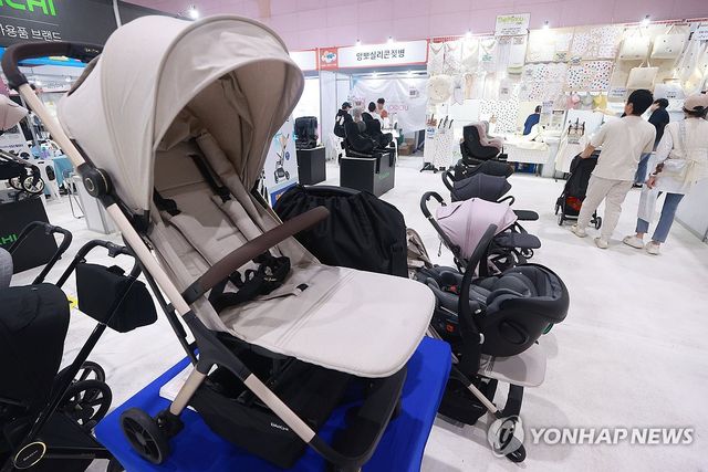 유아용품 박람회. 기사 내용과 직접적인 관련 없음. 