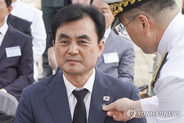 제2연평해전 승전 기념식 참석한 안규백 국방부 장관 후보자