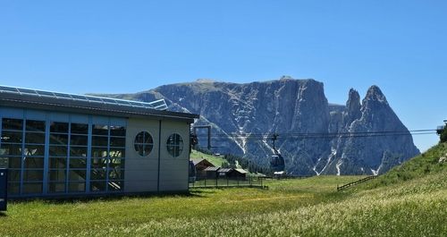 남티롤 자이저 알름(Seiser Alm) 케이블카 하차장