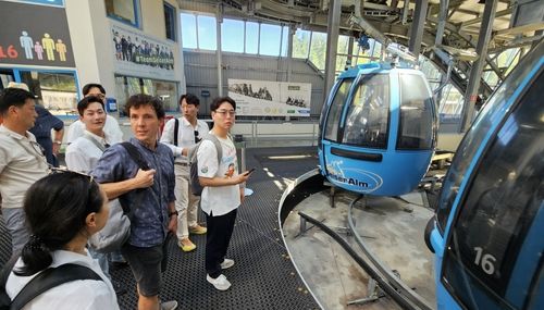 남티롤 자이저 알름(Seiser Alm) 케이블카 승차장