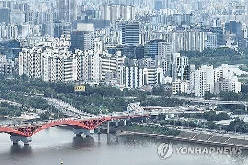 서울시내 아파트 단지 모습