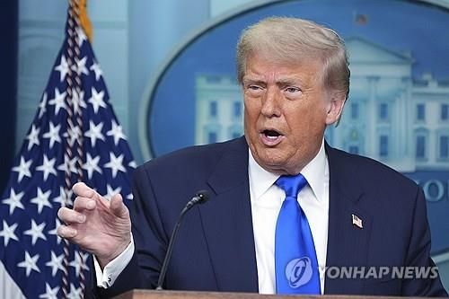 도널드 트럼프 미국 대통령