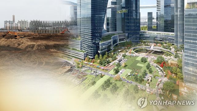 '100층 랜드마크' 용산국제업무지구 조성…세계 최대 수직도시 (CG)