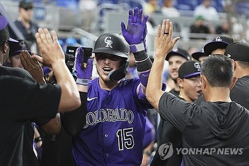 결승 홈런을 날린 헌터 굿맨