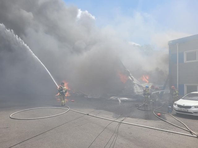 고양 일산동구 창고화재