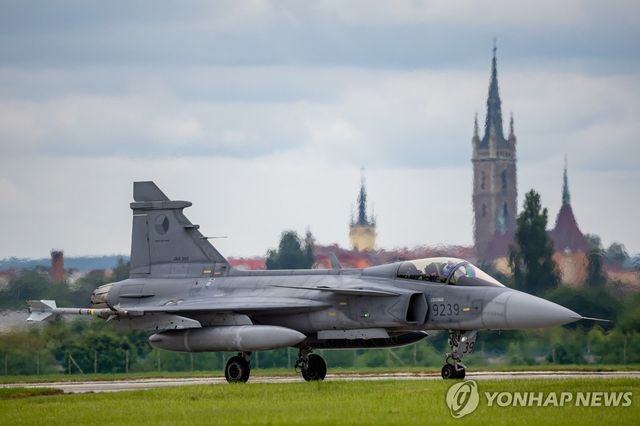 체코군의 JAS 39 그리펜 전투기