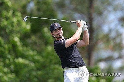 마스터스 때 바예스테르의 아이언 스윙.