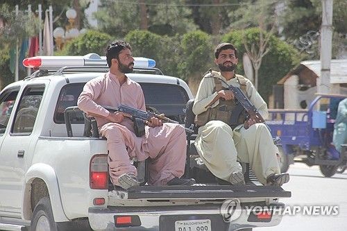 파키스탄 발루치스탄 주도 퀘타서 순찰 중인 군인들