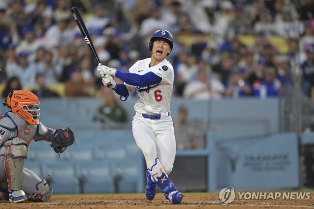 2타수 무안타에 그친 다저스 김혜성