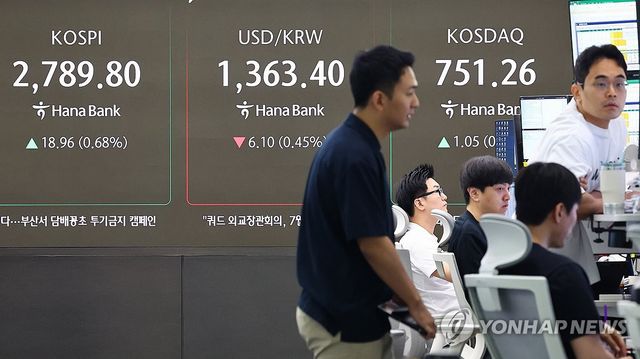 코스피·코스닥 지수 상승 출발, 원/달러 환율은 하락
