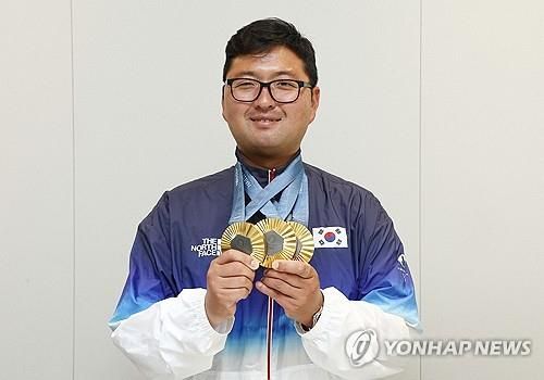 2024 파리 올림픽 양궁 3관왕에 오른 김우진 