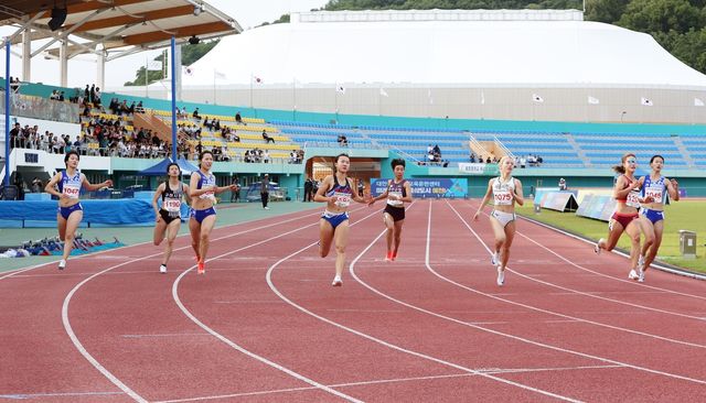 이은빈, KBS배 여자 100ｍ 우승
