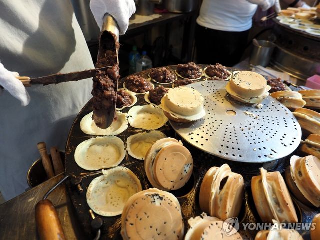 대만 타이베이 노점상