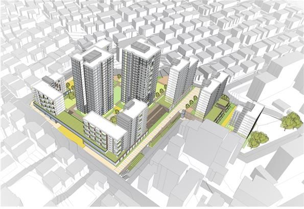 목2동 232번지 일대 주택 정비형 재개발 사업 조감도