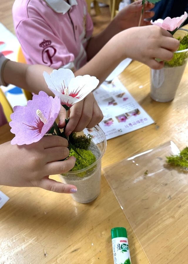 한지로 만드는 무궁화