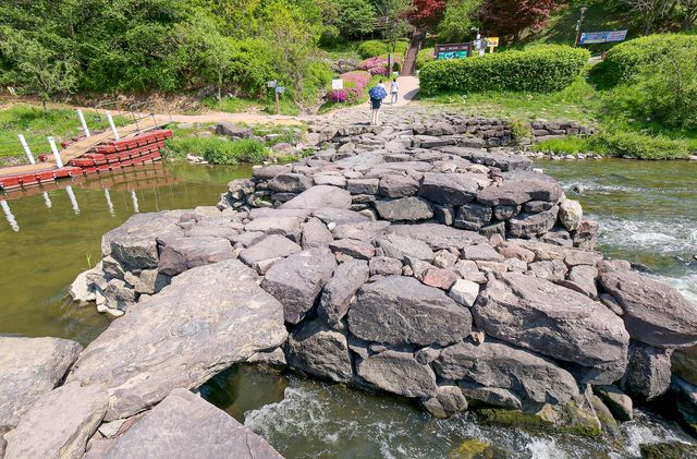 농다리[사진/임헌정 기자]