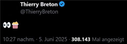 [티에리 브르통 엑스 캡처 연합뉴스. 재판매 및 DB 금지]