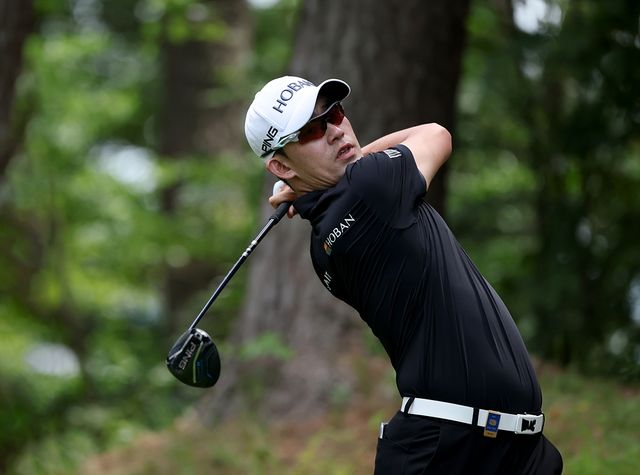 김비오의 드라이버 스윙.