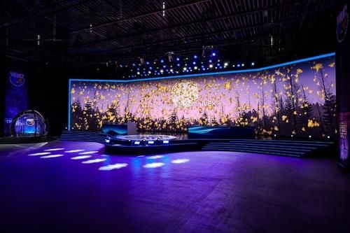 프로탁구리그 1차전 본선이 열리는 광명 IVEX 스튜디오