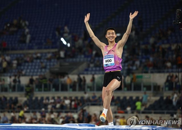 우상혁, 로마 다이아몬드리그 우승